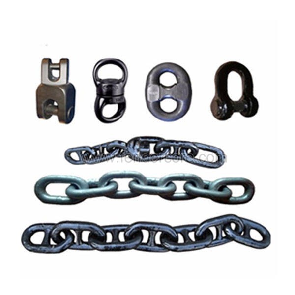 Various Ship Anchor and Chain Fittings